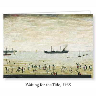 Waiting for the Tide by L S Lowry